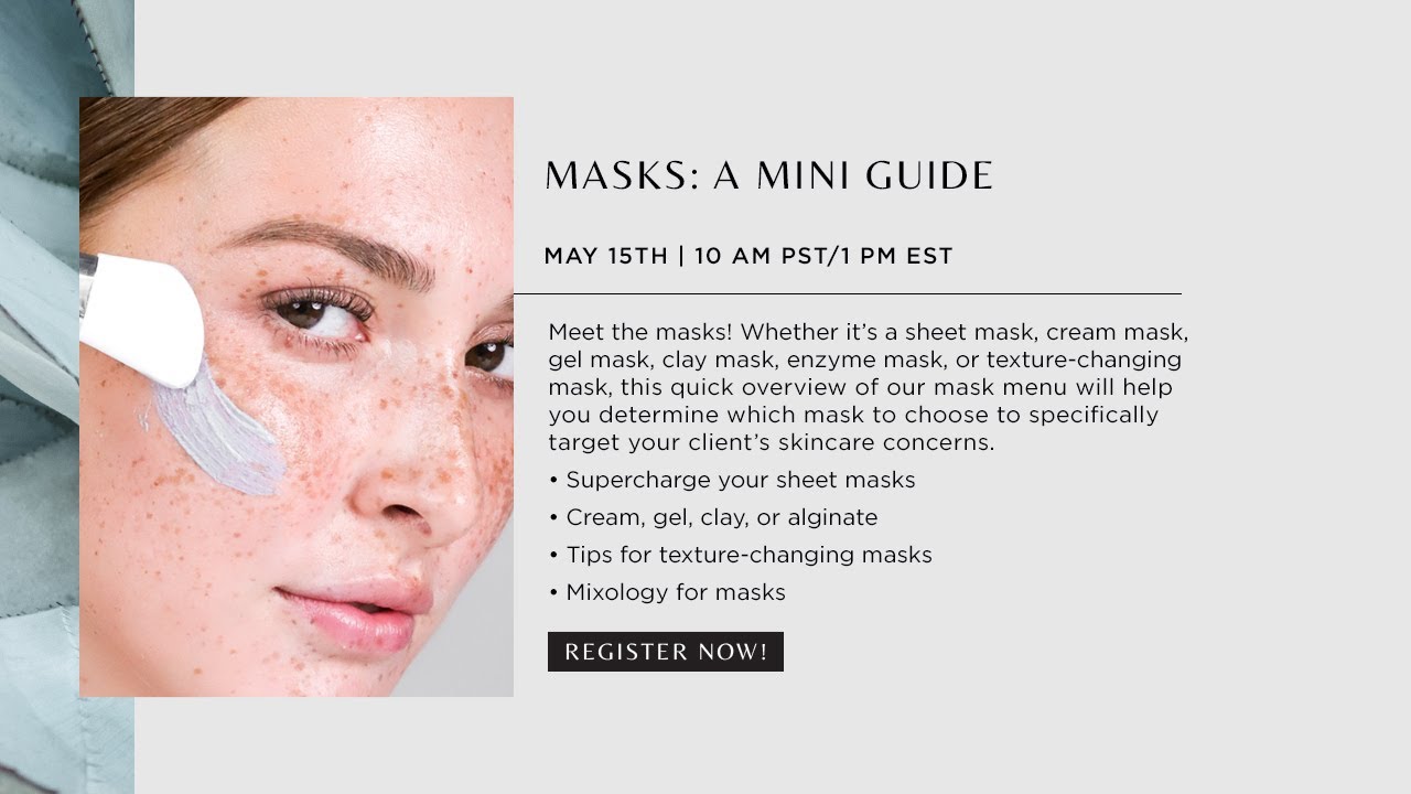 COSMEDIX Masks Overview | Cosmedix B2B Education Portal